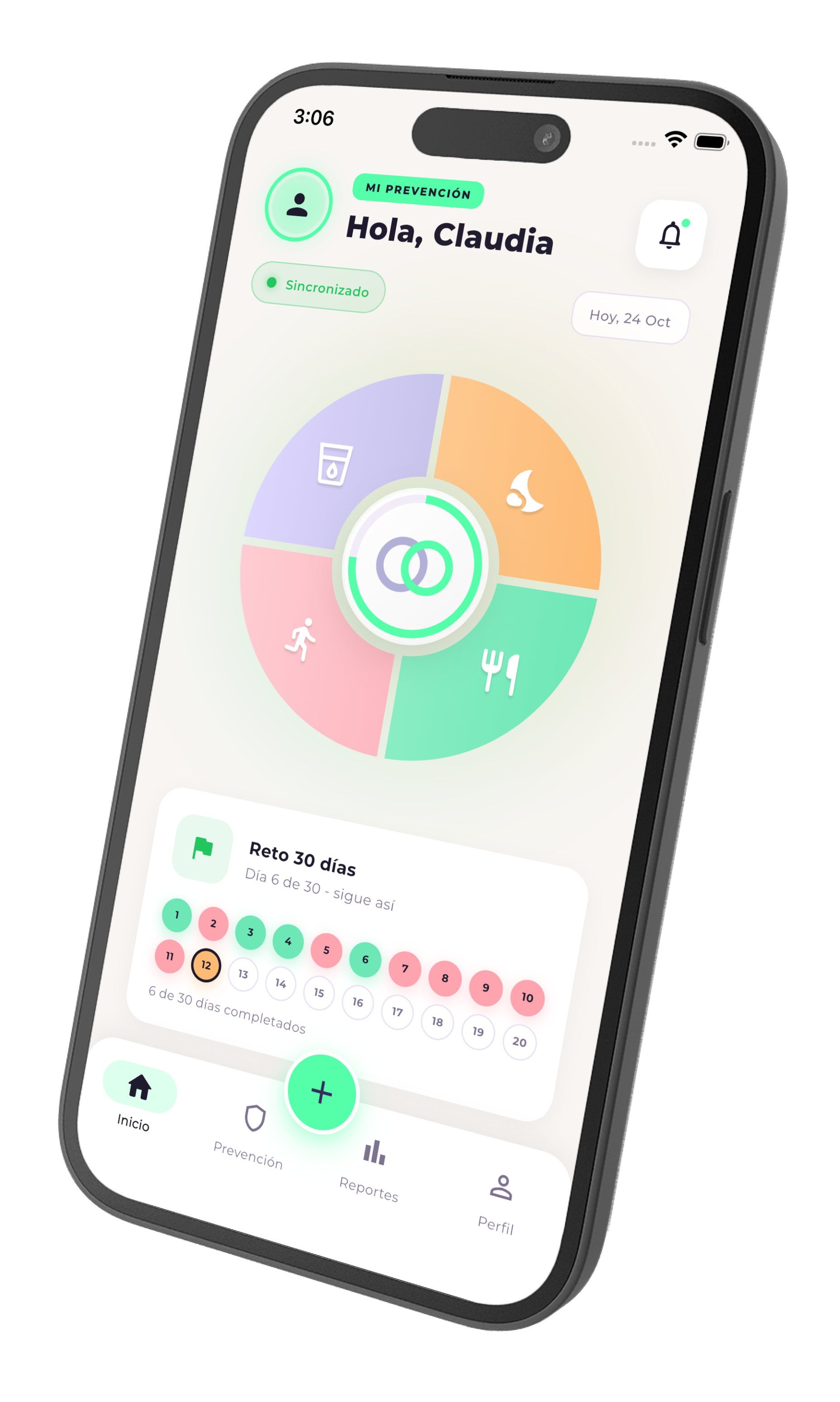 Captura de pantalla de la aplicación demood